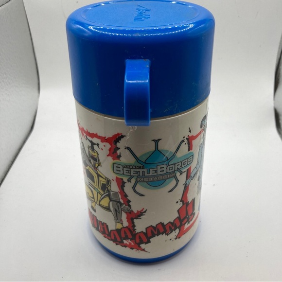 1996 VINTAGE BEETLEBORG METALLIX, ALADDIN THERMOS - Picture 6 of 9